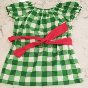 Green Gingham Christmas Dress